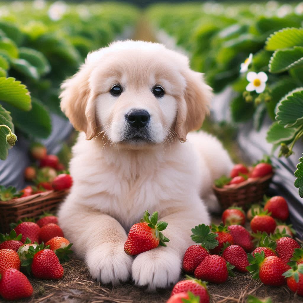 dog eat strawberries